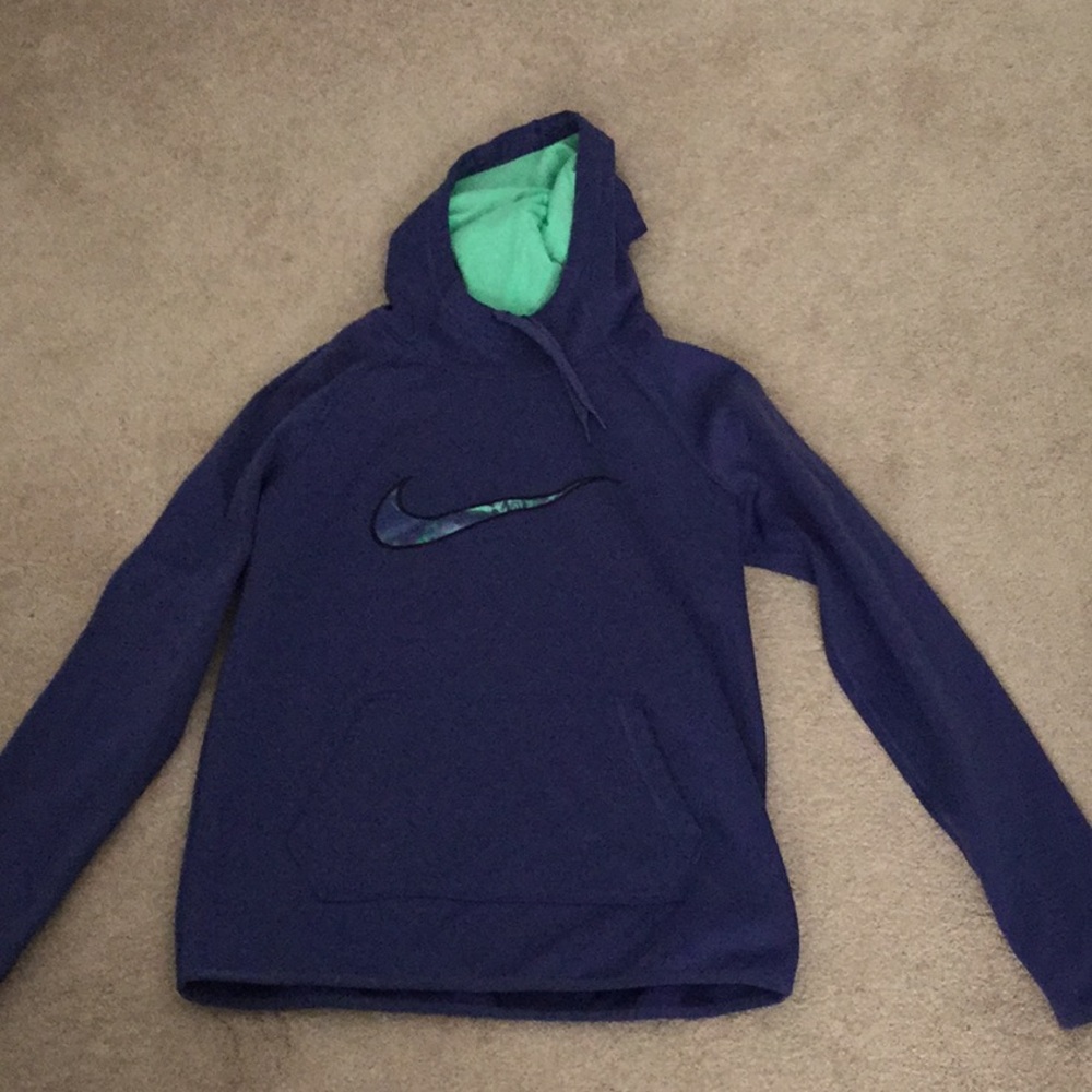 Nike Purple Hoodie High Neck